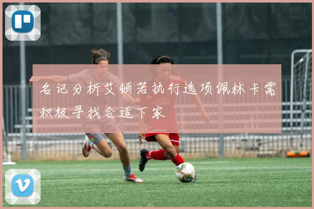 名记分析艾顿若执行选项佩林卡需积极寻找合适下家